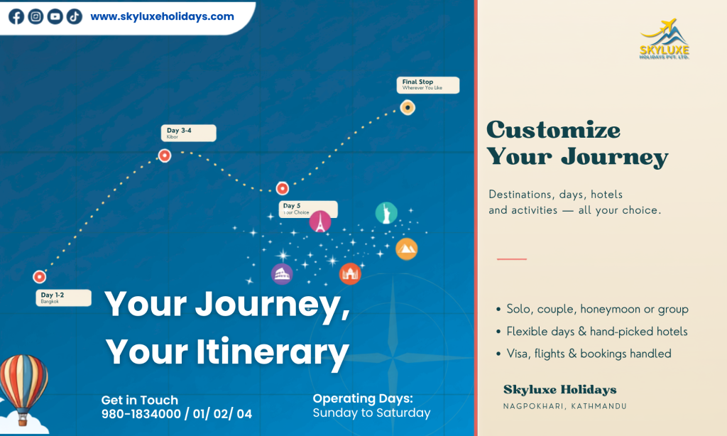 Customize Your Journey