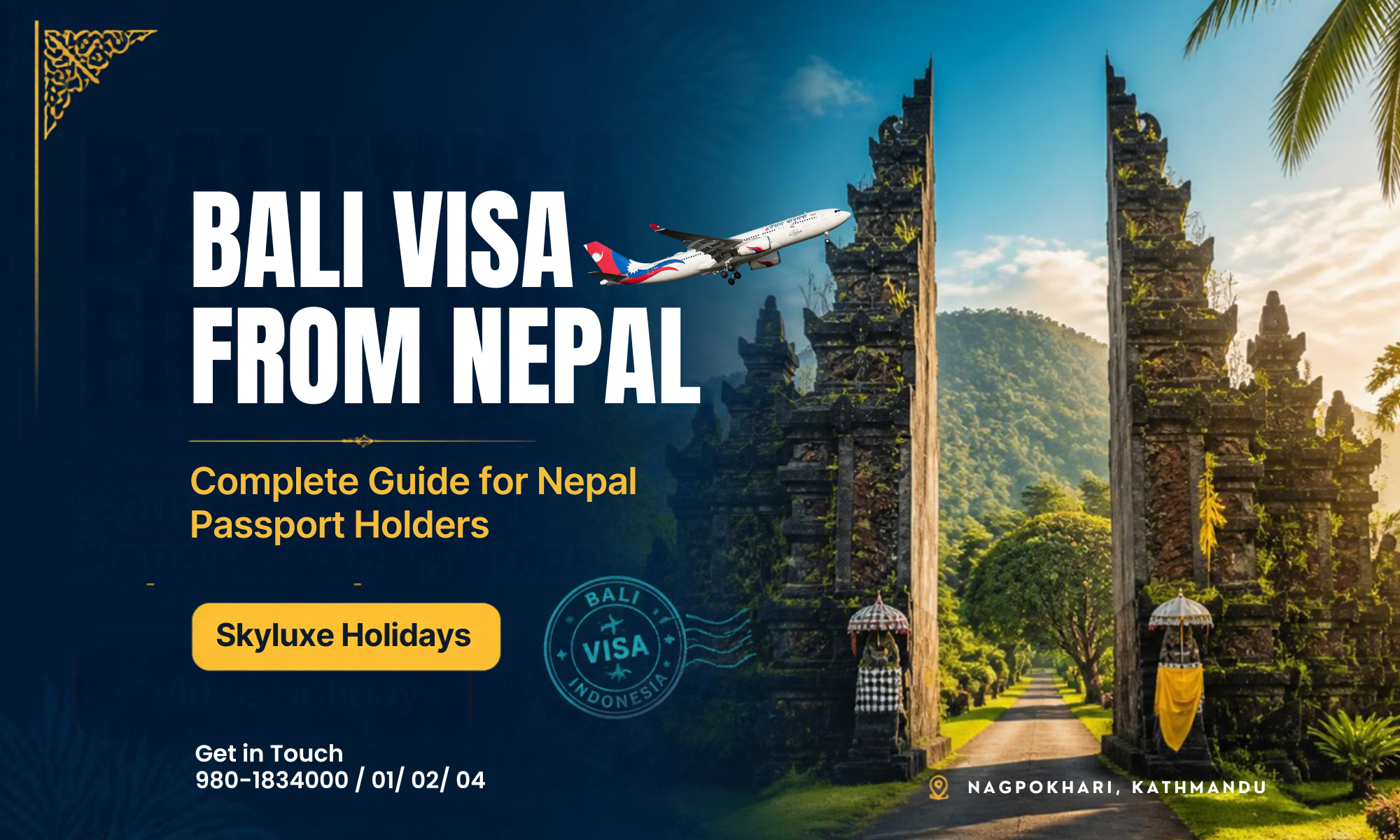 Bali visa from Nepal